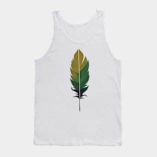 Colorful nature feather Tank Top